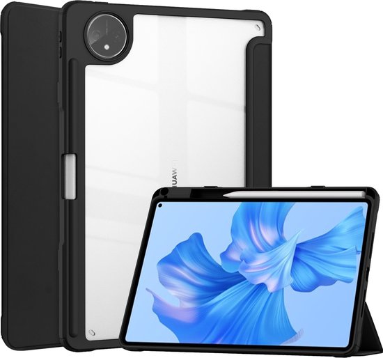 Tablet hoes geschikt voor Huawei MatePad Pro 11 (2022) - Trifold case met Auto/Wake functie en Magneetsluiting - Zwart