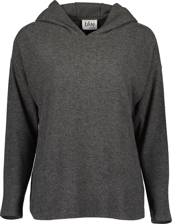 Blue Seven dames trui shirt dames trui dun antraciet capuchon 203416 maat 42 bol
