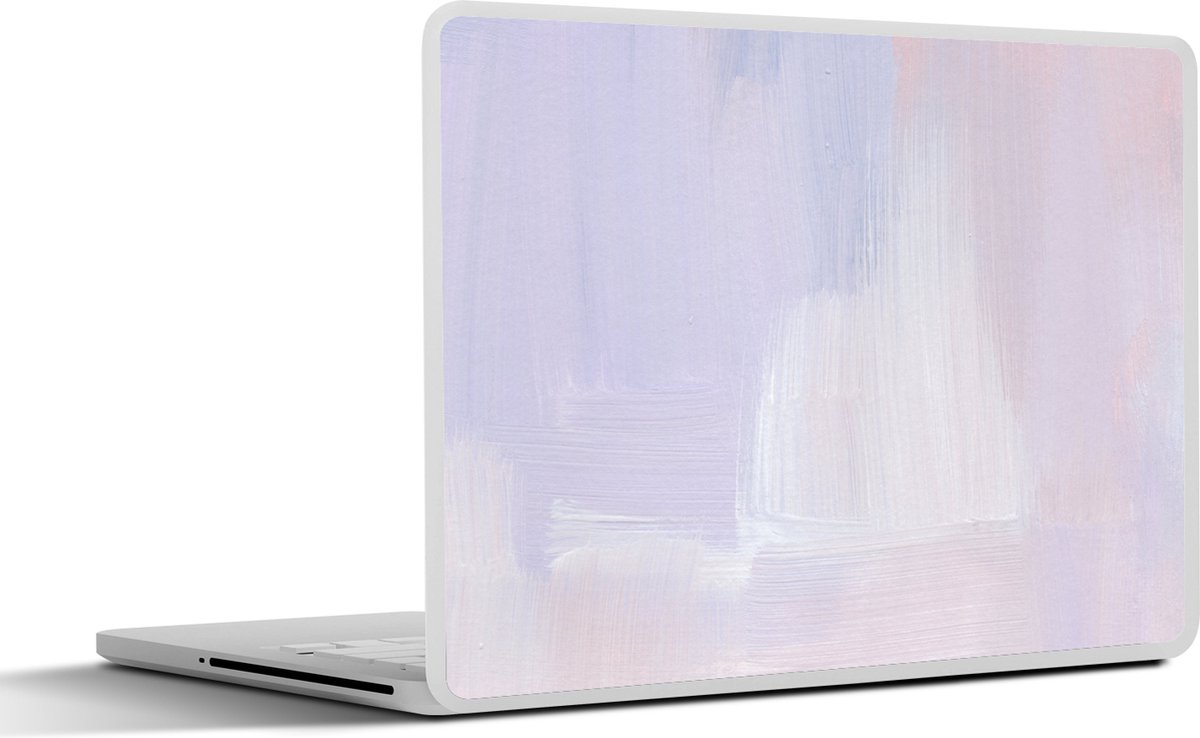 Laptop sticker - 14 inch - Pastel - Verf - Design - 32x5x23x5cm - Laptopstickers - Laptop skin - Cover