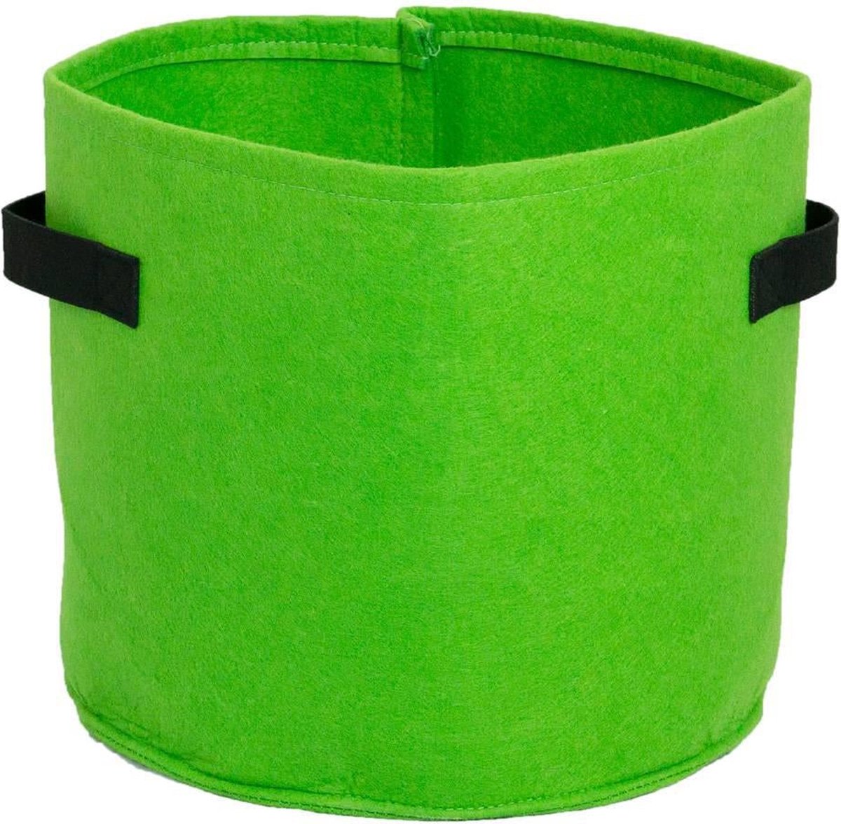 Furniteam Vilten Bloempot - Voor Binnen en Buiten - 20 Liter Inhoud - Kleur: Groen