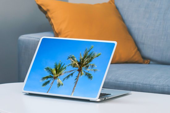 Laptop sticker - 13.3 inch - Palm - Zomer - Tropisch - 31x22,5cm - Laptopstickers - Laptop skin - Cover