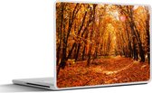Laptop sticker - 12.3 inch - Herfst - Bos - Bladeren - Seizoenen - 30x22cm - Laptopstickers - Laptop skin - Cover