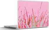 Laptop sticker - 15.6 inch - Zomer - Planten - Pastel - 36x27,5cm - Laptopstickers - Laptop skin - Cover