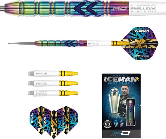 RED DRAGON Gerwyn Price Ionic: Steeltip Tungsten Dartpijlen Professioneel - 25 gram van Red Dragon — afbeelding 3