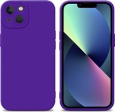 Coque pour iPhone 14 FLUID DARK PURPLE - Coque de protection en silicone TPU souple