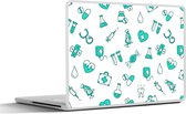 Laptop sticker - 17.3 inch - Zorg - Medicijnen - Design - 40x30cm - Laptopstickers - Laptop skin - Cover