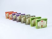HEM Wierook Verschillende Geuren Set - Kegels / Cones - Jasmijn - Patchoeli - Lavendel - Roos / Jasmine - Patchouli - Lavender - Rose - (Precious)