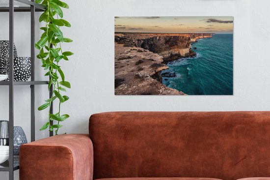 Tableau sur toile Falaises de Bunda - 90x60 cm - Décoration murale