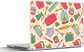 Laptop sticker - 11.6 inch - Keuken - Thee - Patronen - 30x21cm - Laptopstickers - Laptop skin - Cover