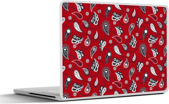 Foto: Laptop sticker 10 1 inch bandana flora retro design 25x18cm laptopstickers laptop skin cover