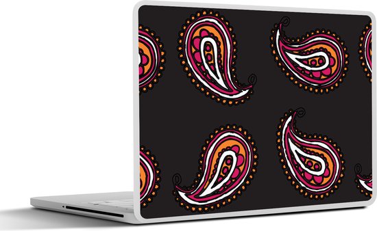 Foto: Laptop sticker 12 3 inch retro bandana patroon 30x22cm laptopstickers laptop skin cover