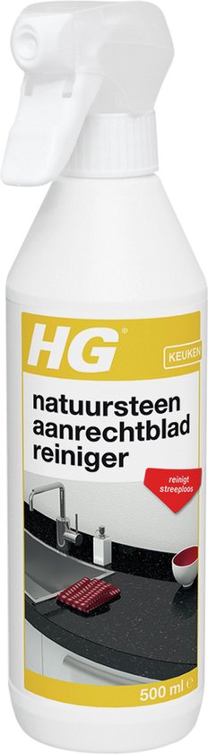 HG natuurstenen aanrechtbladreiniger - veilig in gebruik - streeploos - 1x 500 ml