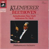 Klemperer*, Philharmonia Orchestra, Beethoven* – Symphonies Nos. 5 & 8