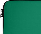 Laptophoes 13 inch - Groen - Bos - Kleuren - Laptop sleeve - Binnenmaat 32x22,5 cm - Zwarte achterkant - Back to school spullen - Schoolspullen jongens en meisjes middelbare school - Macbook air hoes - Chromebook sleeve