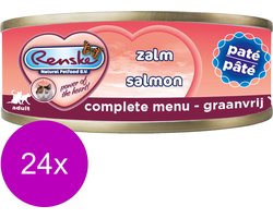 Renske Kat Paté Zalm - Graanvrij, Compleet, 24x70g