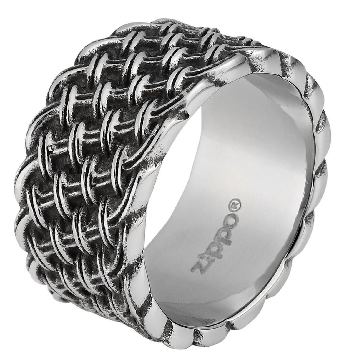 Zippo Steel Braided Ring