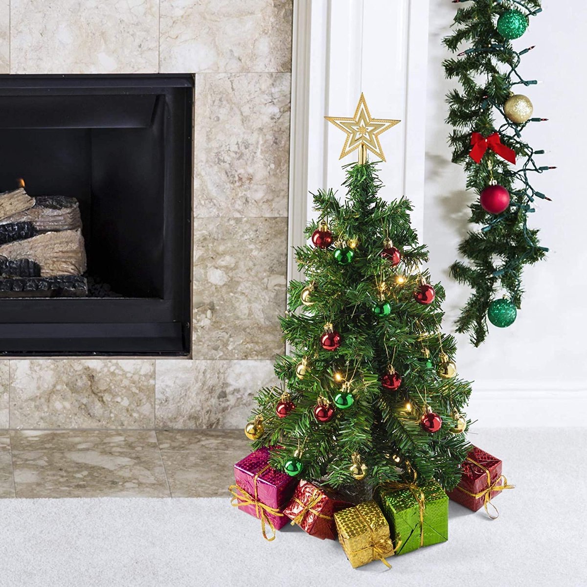 Kunstkerstboom – Premium kwaliteit - realistische kerstboom – duurzaam 44,96 x 12,19 x 11,94 cm