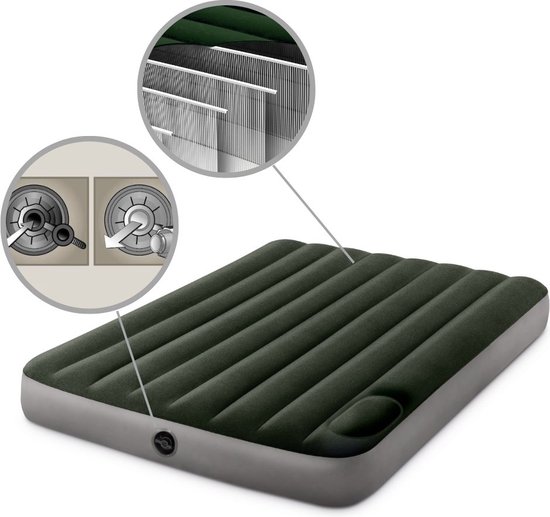 Intex Downy Airbed Full - 2-persoons - 137x191x22cm