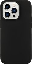 Mobigear Hoesje geschikt voor Apple iPhone 14 Pro Max Telefoonhoesje Flexibel TPU | Mobigear Colors Backcover | iPhone 14 Pro Max Case | Back Cover - Zwart