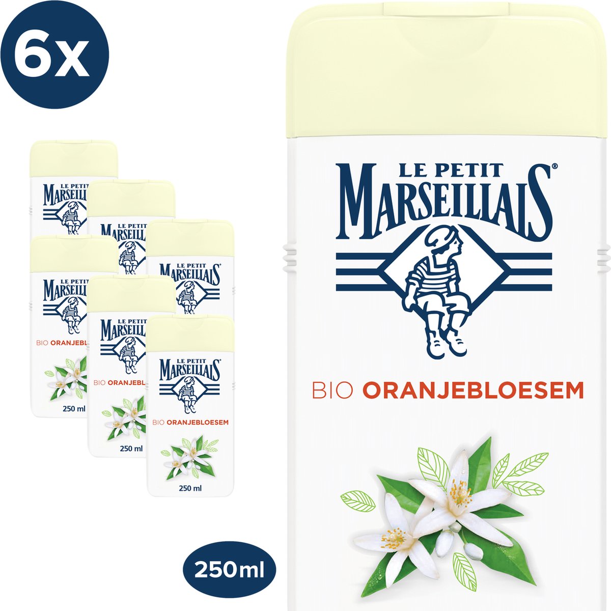 Le Petit Marseillais Extra Doux Bio Oranjebloesem Douchecrème,  veganistische... | bol.com