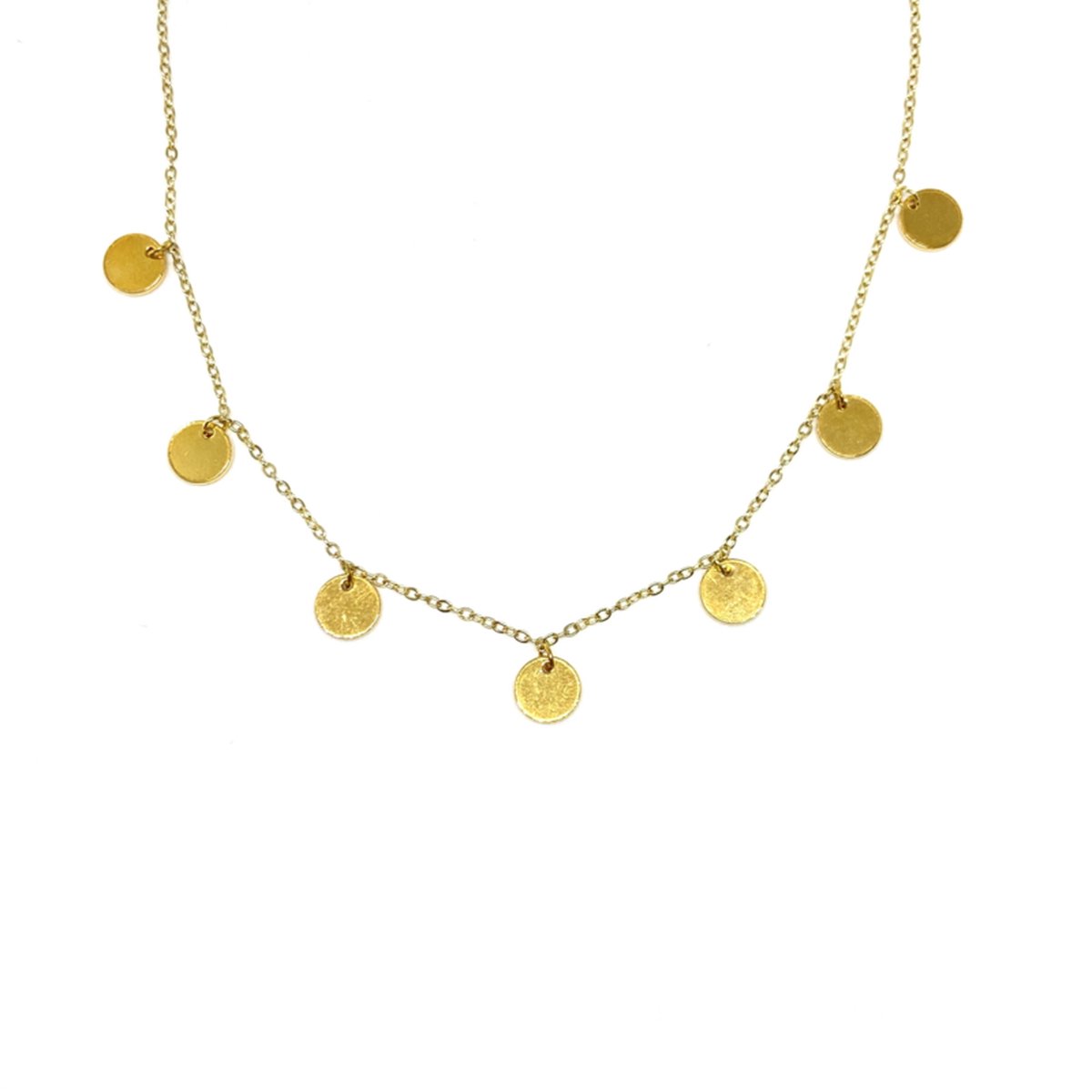 Coins necklace - gold