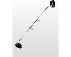 Bondage Spreader - BDSM Spreidstang - Met Enkelboeien - Verstelbaar van 60 tot 104 cm - BDSM Toys - Spreader Bar with Ankle Cuffs