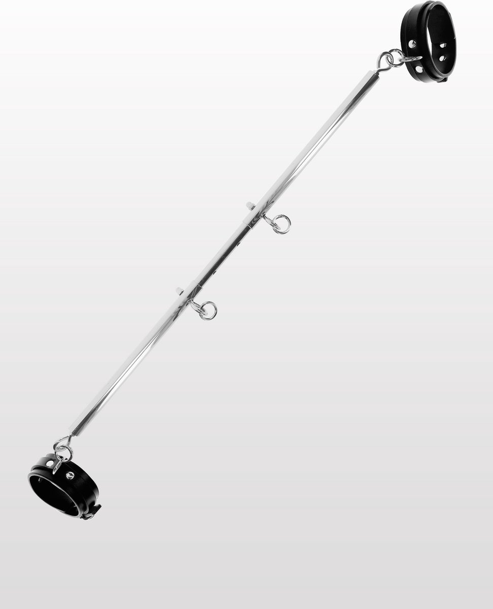Goedkoopste Bondage Spreader - BDSM Spreidstang - Met Enkelboeien - Verstelbaar van 60 tot 104 cm - BDSM Toys - Spreader Bar with Ankle Cuffs