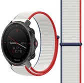 Strap-it Nylon smartwatch bandje - geschikt voor Polar Grit X / Grit X Pro / Vantage M / M2 / V3 - Frankrijk