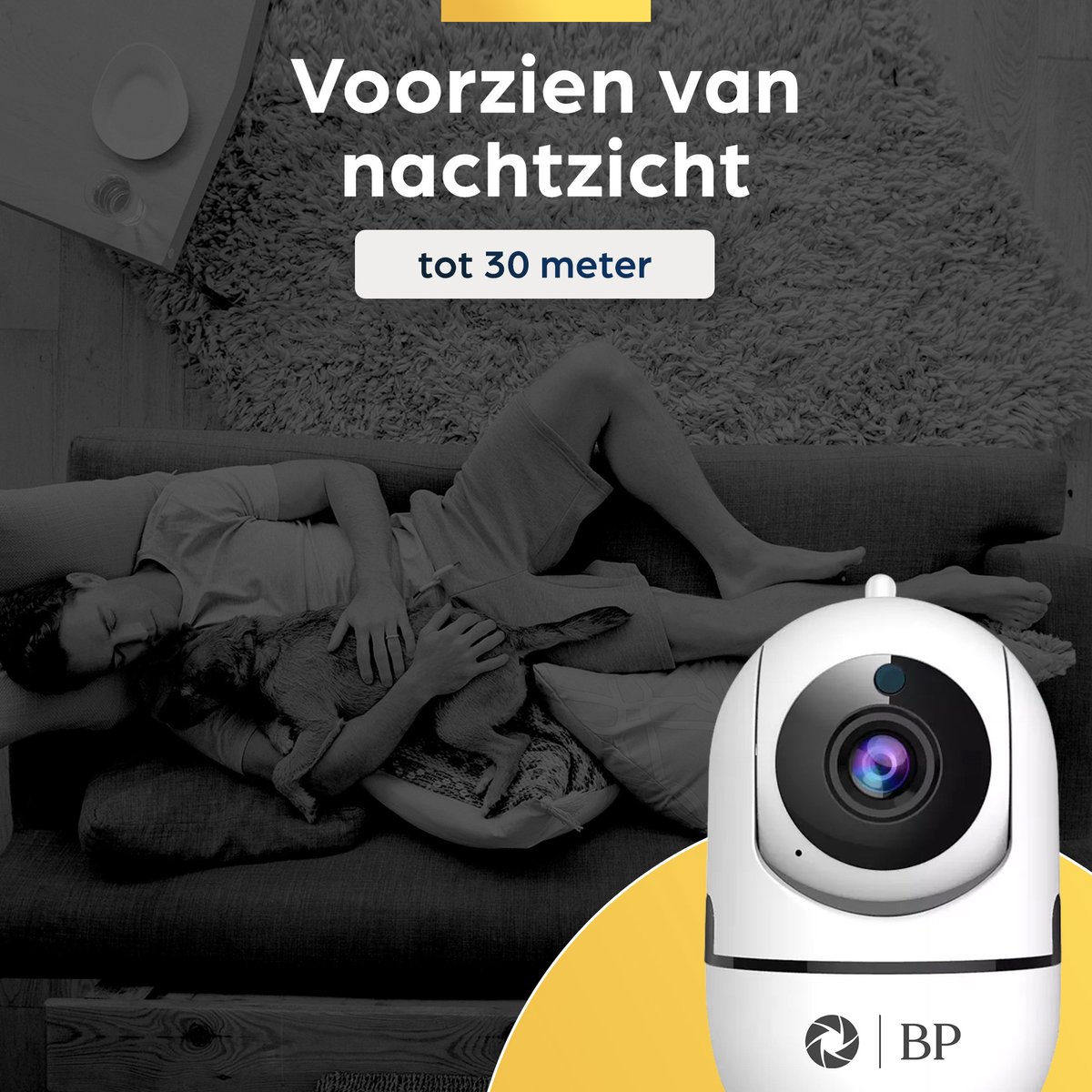 BP® Hondencamera met App - Beveiligingscamera met Nachtzicht - afbeelding 3