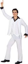 FUNIDELIA Jaren 70 Disco Kostuum Voor voor mannen - Maat: XL - Wit