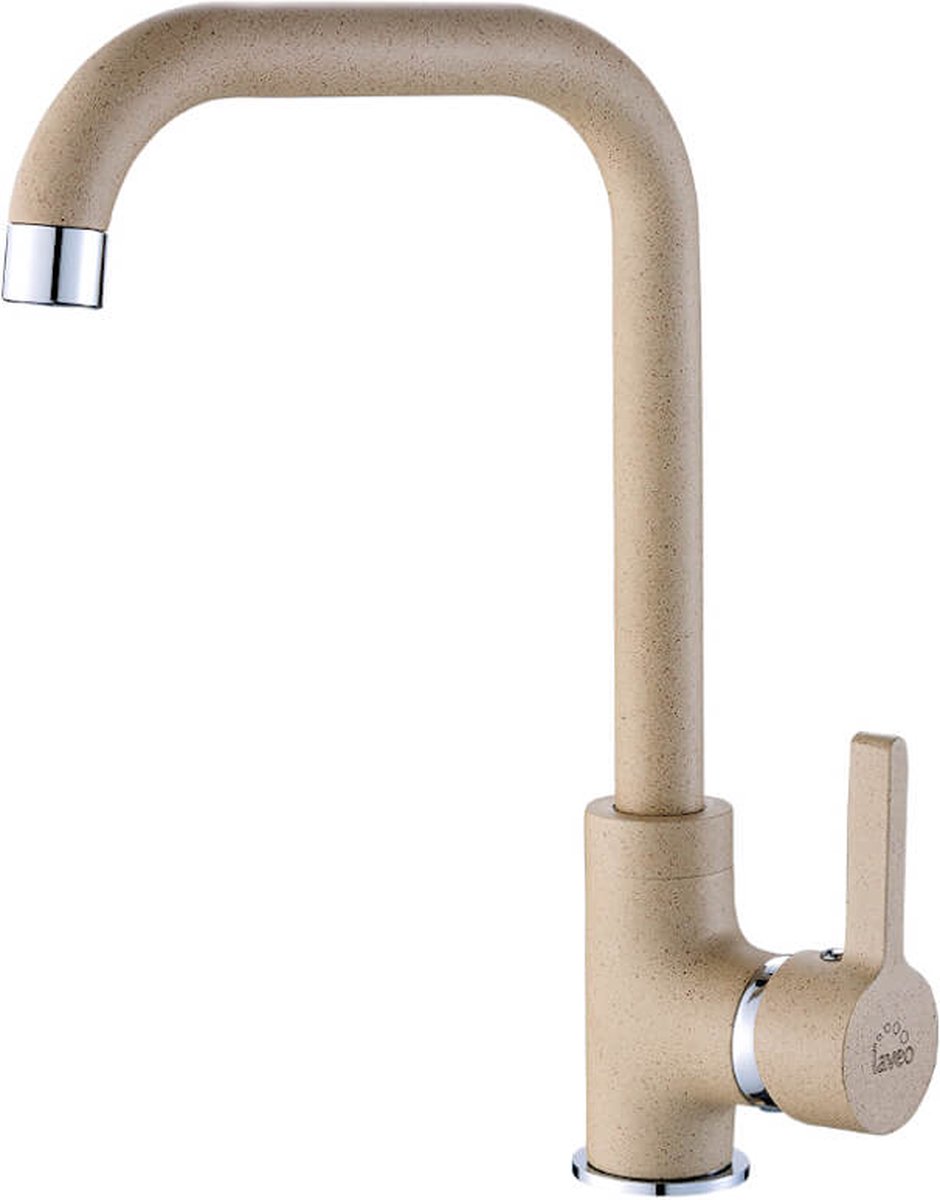 Lena - keukenkraan met L-uitloop, beige graniet