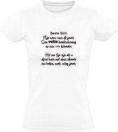 Grappig Wensenlijstje Sinterklaas Dames T-shirt | Sinterklaaskado | Pakjesavond | Shirt