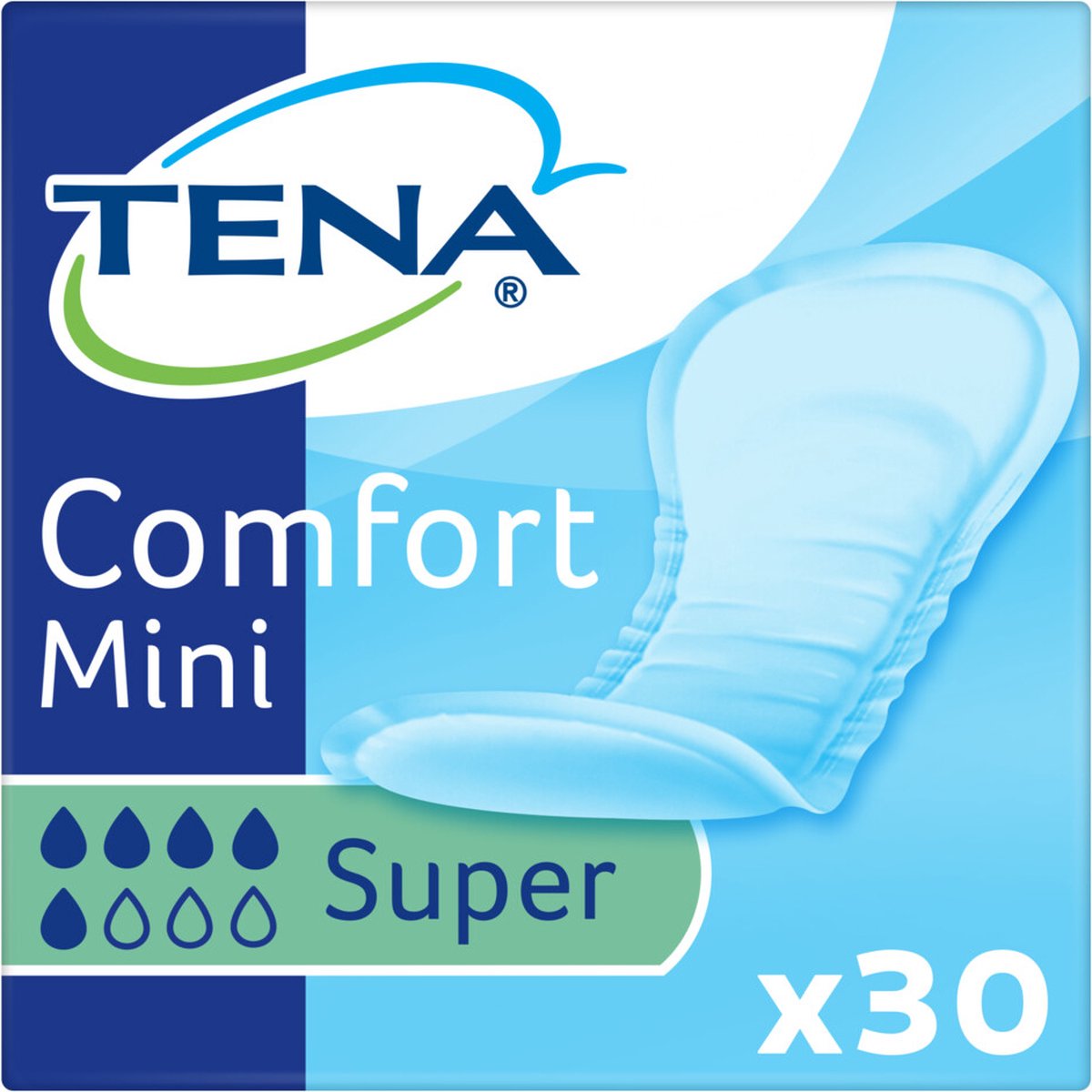Goedkoopste TENA Comfort Mini Super - 30 stuks - Incontinentie inlegger