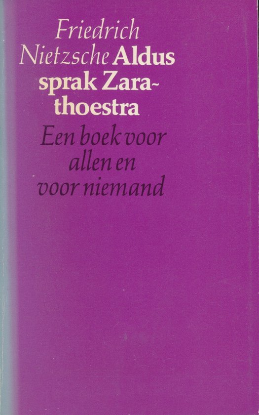 9789028412125 - Aldus sprak Zarathoestra