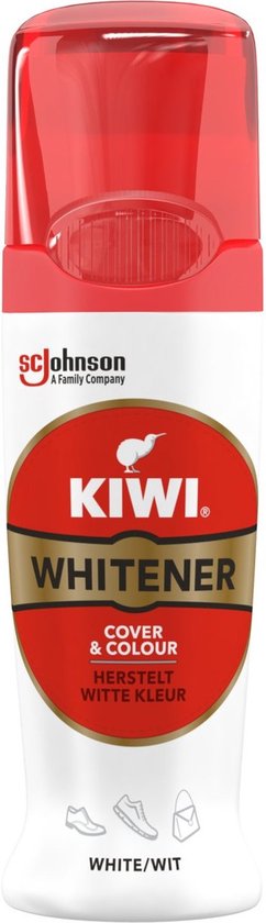 Verantwoordelijk persoon hotel Overblijvend Kiwi - schoen whitener - sneaker whitener - schoenen wit maken - schoenpoets  wit - 75ml | bol.com