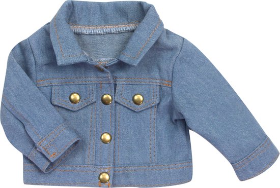 Veste Sophia's Teamson by Kids Jeans avec image arc-en-ciel pour Pop 18 pouces, bleu