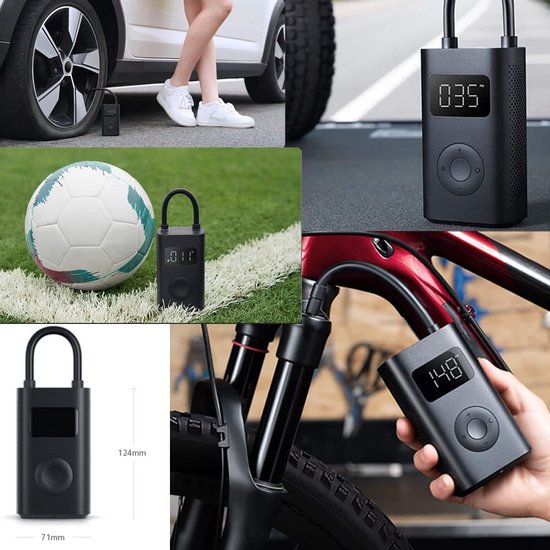 Pompe à air portable Xiaomi - Modèles: vélo, moto, voiture, ballon