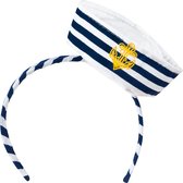 Boland - Diadeem Navy sailor - 58 - Volwassenen - Vrouwen - Maritiem