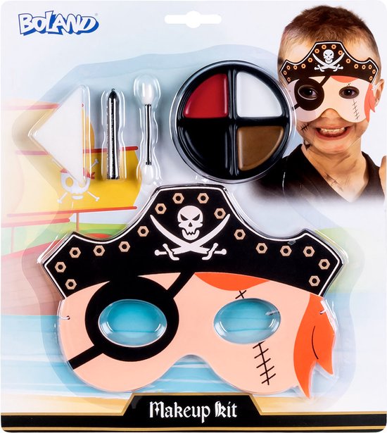 Boland - Schminkset Piraatje - - Schminkset - Carnaval, Themafeest, Kinderfeestje - Piraten