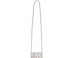 Boland - Ketting 'Disco' Zilver - Volwassenen - Vrouwen - Danser/danseres - 80's & 90's - Disco