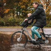 Deryan Bike-a-way Jepp/Mini Fietsstoeltje voor - fiets Regenhoes - warme jas en windbreaker + regenponcho