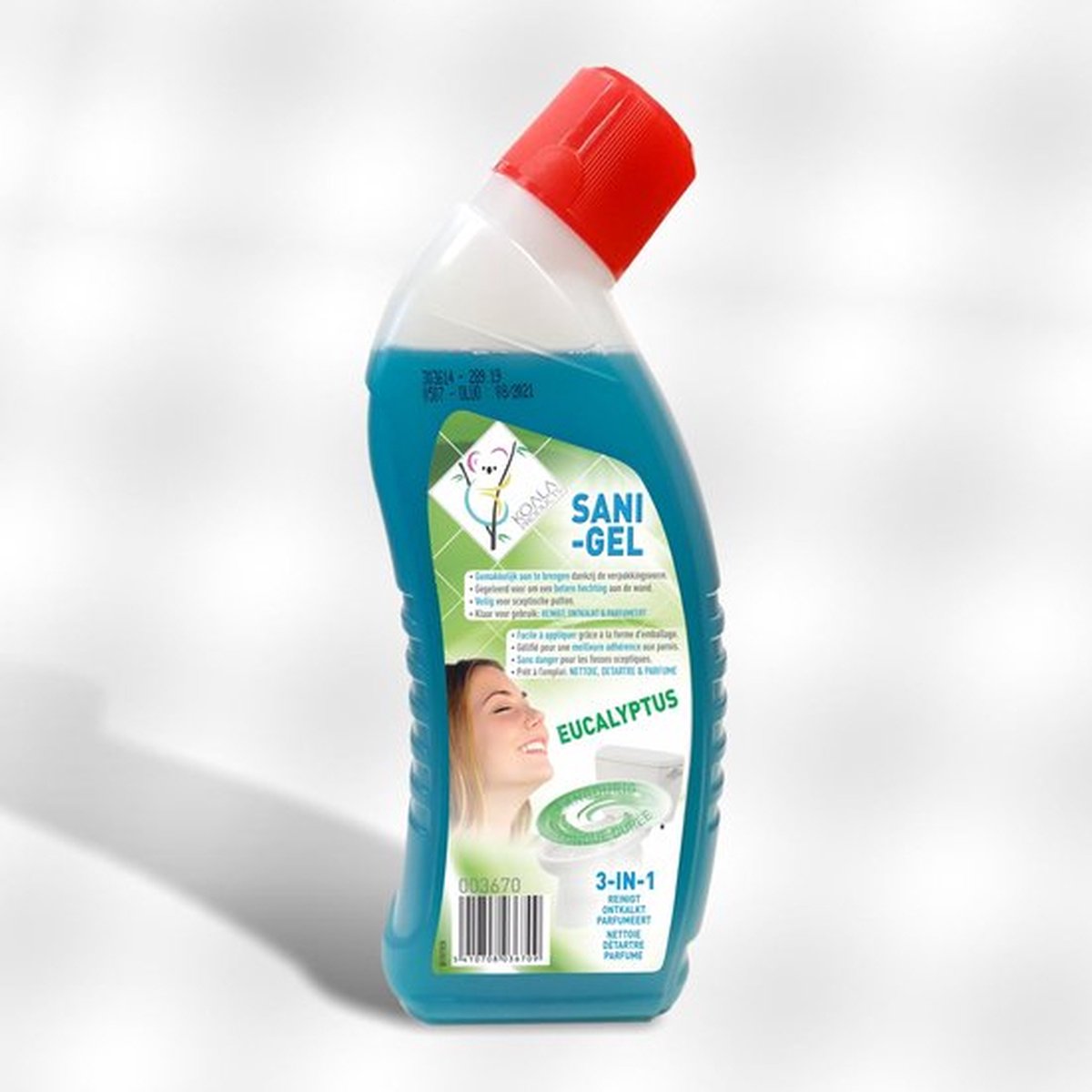 Goedkoopste KOALA SANIGEL WC-gel Eucalyptus - 6 x 750 ml - Reiniging & Ontkalking