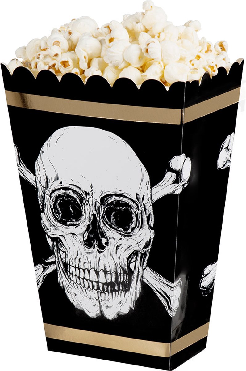 Goedkoopste Boland - 4 Popcornbakjes Piraten - Piraten - Piraten