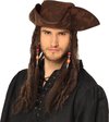 Boland - Hoed Piraat Dirty Joe Bruin - 58 - Volwassenen - Mannen - Piraten
