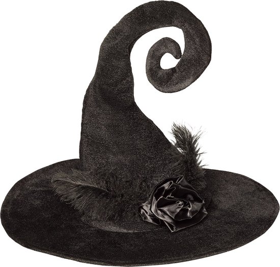 BOLAND BV - Chapeau de sorcière original à plumes pour femme Halloween -  Chapeaux> Autre | bol