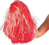 Boland - Pompom rood deluxe Rood - Volwassenen - Vrouwen - Cheerleader - Sport