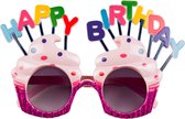 BOLAND BV - Lunettes roses Happy Birthday pour adultes - Accessoires de vêtements pour bébé > Lunettes