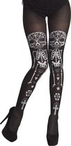Boland - Panty La Calaca Zwart - Volwassenen - Vrouwen - Skelet - Halloween accessoire - Day of the Dead - Horror