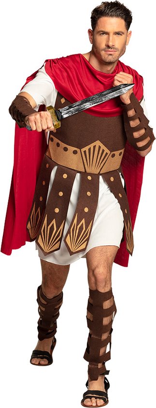 Boland - Kostuum Gladiator (M/L) - Volwassenen - Gladiator - Griekse en Romeinse Oudheid