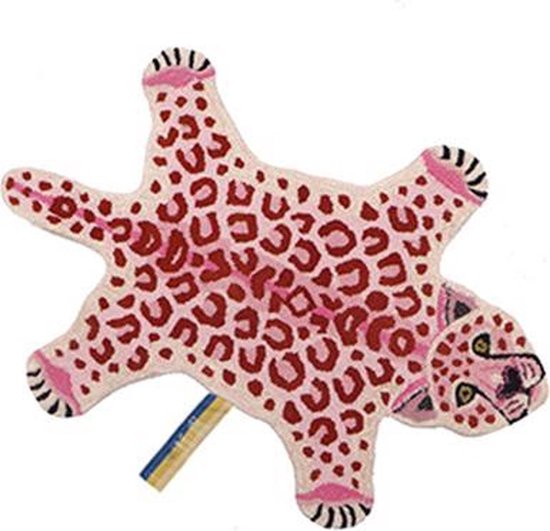 Doing goods Vloerkleed Pink leopard - 90 x 150 cm